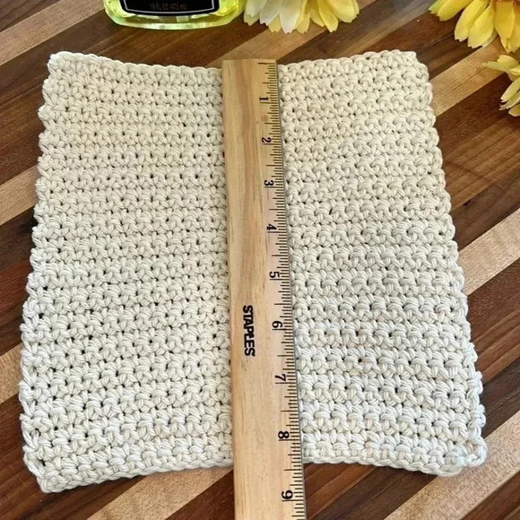 100% Cotton Handmade Washcloths - Set of 3 - Picture 6 of 9